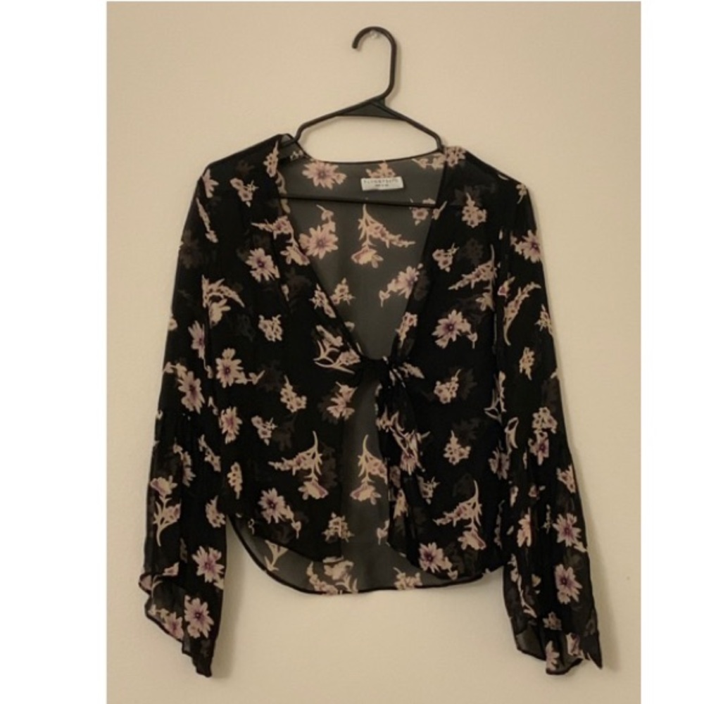 FLYNN SKYE “Knot Your Business” Cherry Blossom Top